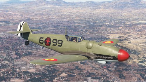 Messerschmitt Bf 109G-6  "6-99"  Gruppo num. 25, Ejército del Aire (Spanish Air Force), 1939