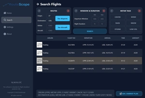 RouteScope – Real Airline Routes Finder & SimBrief Export Tool thumbnail 3