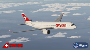 Swiss Delémont Livery w/ Cabin HB-IFB [A350-900] thumbnail 5