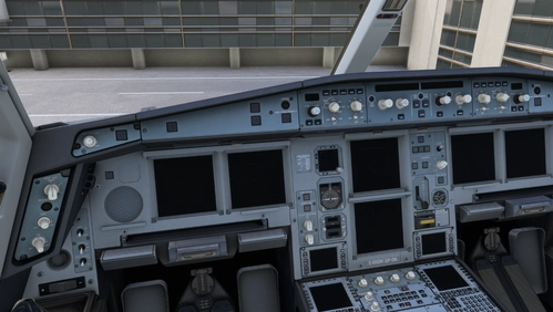 Aerosoft A340-600 Pro Cockpit Mod