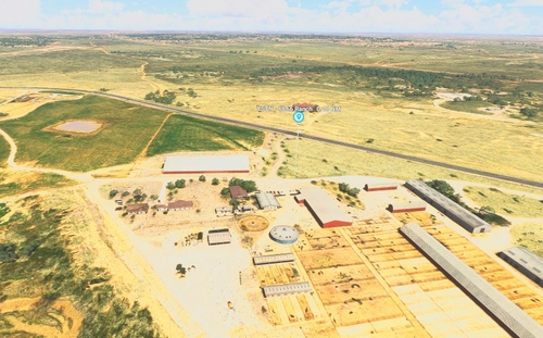 Yellowstone Texas Landmarks and Flight Plan