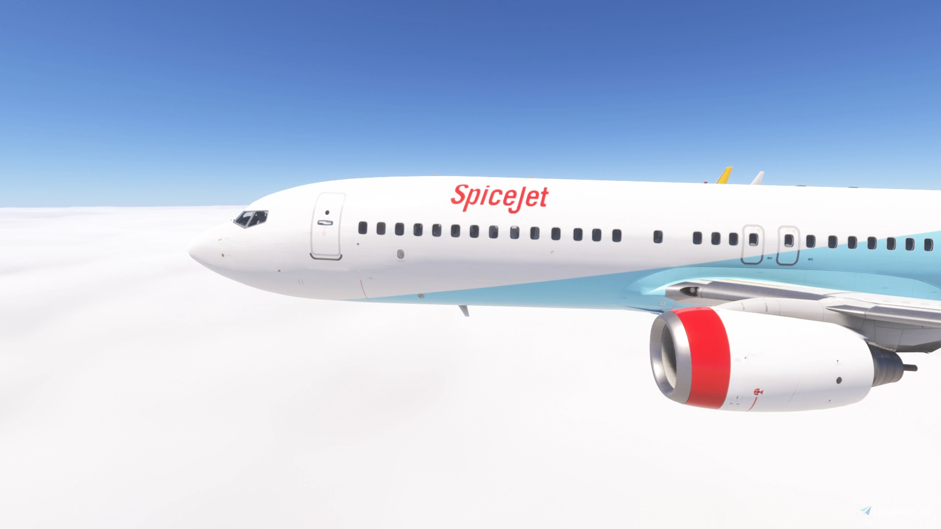 PMDG 737-800 /w cabin SpiceJet (VT-SXB) - Aircraft Liveries for