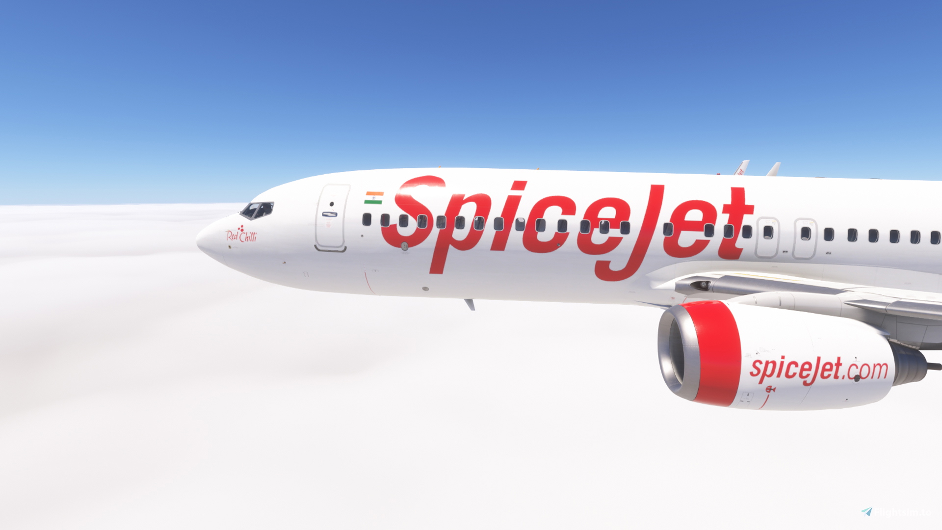 PMDG 737-800 /w cabin SpiceJet (VT-SZK) - Aircraft Liveries for