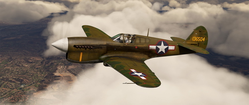 Curtiss P-40 USAF 136504