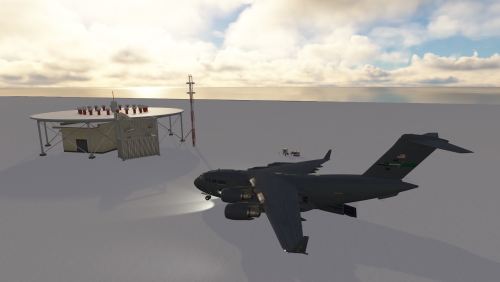 Visit ARCTICA (AAAA) just 412nm from the North Pole! Navaids/charts included...