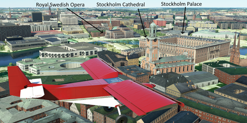Ultralight Sightseeing - Sweden - Stockholm – Palaces and Arenas