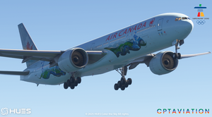 Air Canada C-FIVS 2010 Olympic Livery W/Cabin | PMDG 777-300ER | 8K thumbnail 4