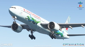 Air Canada C-FIVS 2010 Olympic Livery W/Cabin | PMDG 777-300ER | 8K thumbnail 5