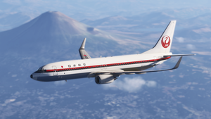 PMDG 737-800 Japan Airlines Original Tsurumaru JA8326 (Fictional