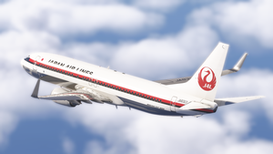 PMDG 737-800 Japan Airlines Original Tsurumaru JA8327 (Fictional