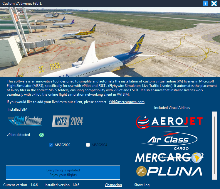 Fstl Rucks Custom FSTL VA Liveries App - MSFS Add-on - Flightsim.to
