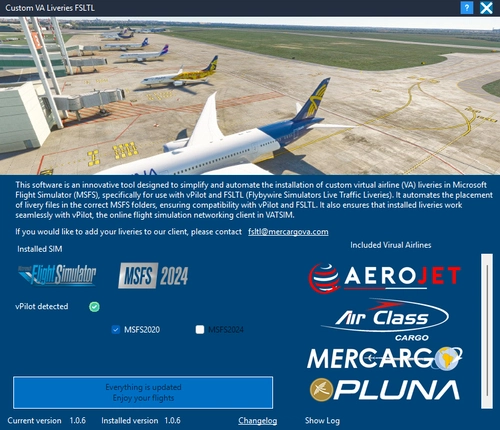 Custom FSTL VA Liveries App