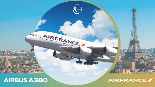 FlyByWire A380-800 Air France 2021 Livery 4K & 8K