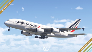 FlyByWire A380-800 Air France 2021 Livery 4K & 8K thumbnail 2