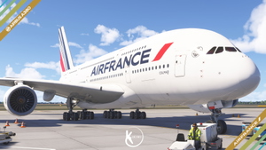 FlyByWire A380-800 Air France 2021 Livery 4K & 8K thumbnail 6