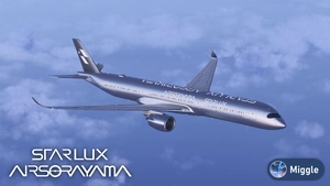 Starlux Airlines AIRSORAYAMA Special Livery w/ Cabin Pack [A350-1000] thumbnail 4
