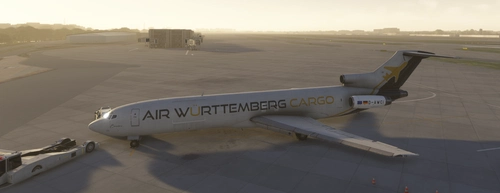 Air Wuerttemberg Cargo Livery for B727-200 Super27 (Flightsim Studio)