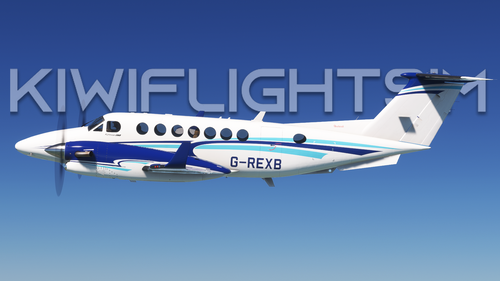 RVL Aviation | G-REXB (B260) | Asobo & Black Square (Analog) King Air B350 [8K]