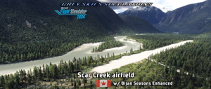 Scar Creek Airfield, British Columbia BC, Canada (CBA7) + Plummer Hut thumbnail 3