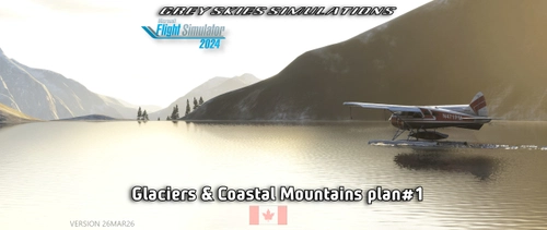 Coast Mountains & Glaciers, British Columbia BC, Canada
