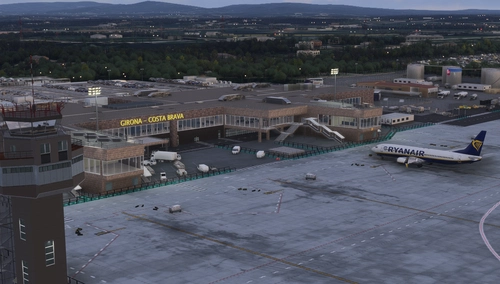 Taxiway and BeondATC Fix for payware LEGE Girona (RDPresets)