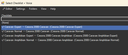 Cessna 208B Caravan – Checklist Bundle