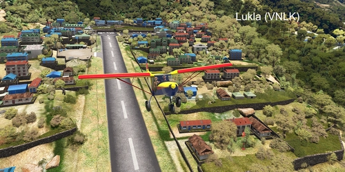Ultralight Flight - Nepal - Lukla - STOL Landing