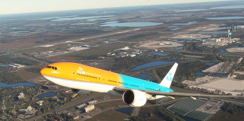 KLM Orange Pride fictional livery