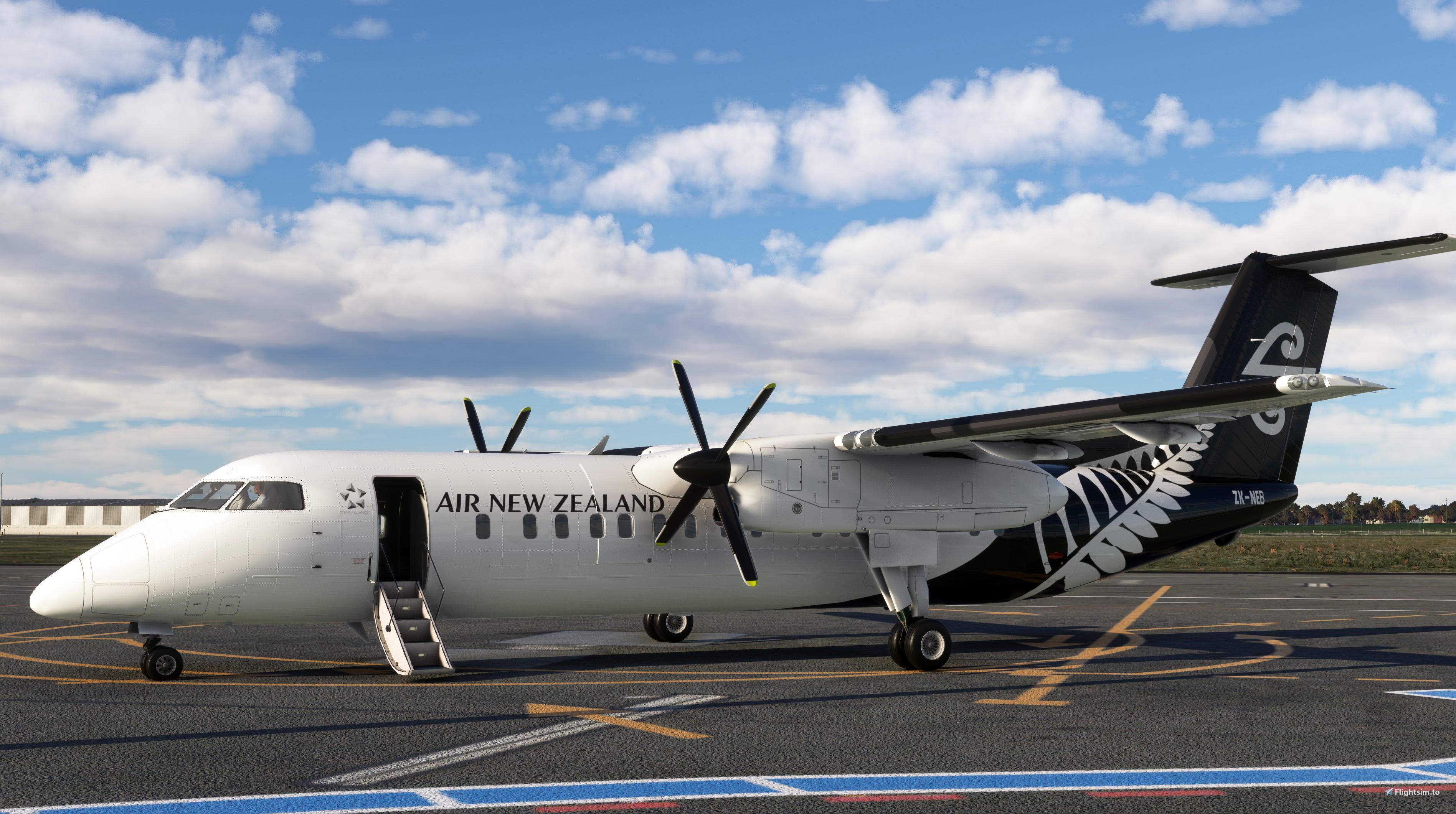 Air New Zealand Bombardier Q300 I ZK-NEB - Aircraft Liveries for
