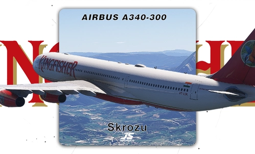 IniBuilds A340 Airliners KingFisher VT-VJK (Fictional) | Skrozu