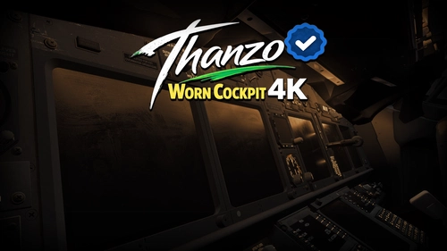 [PMDG  737] Thanzo Mod Worn Cockpit 4K