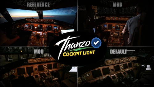 [PMDG 777] Thanzo Cockpit  Light