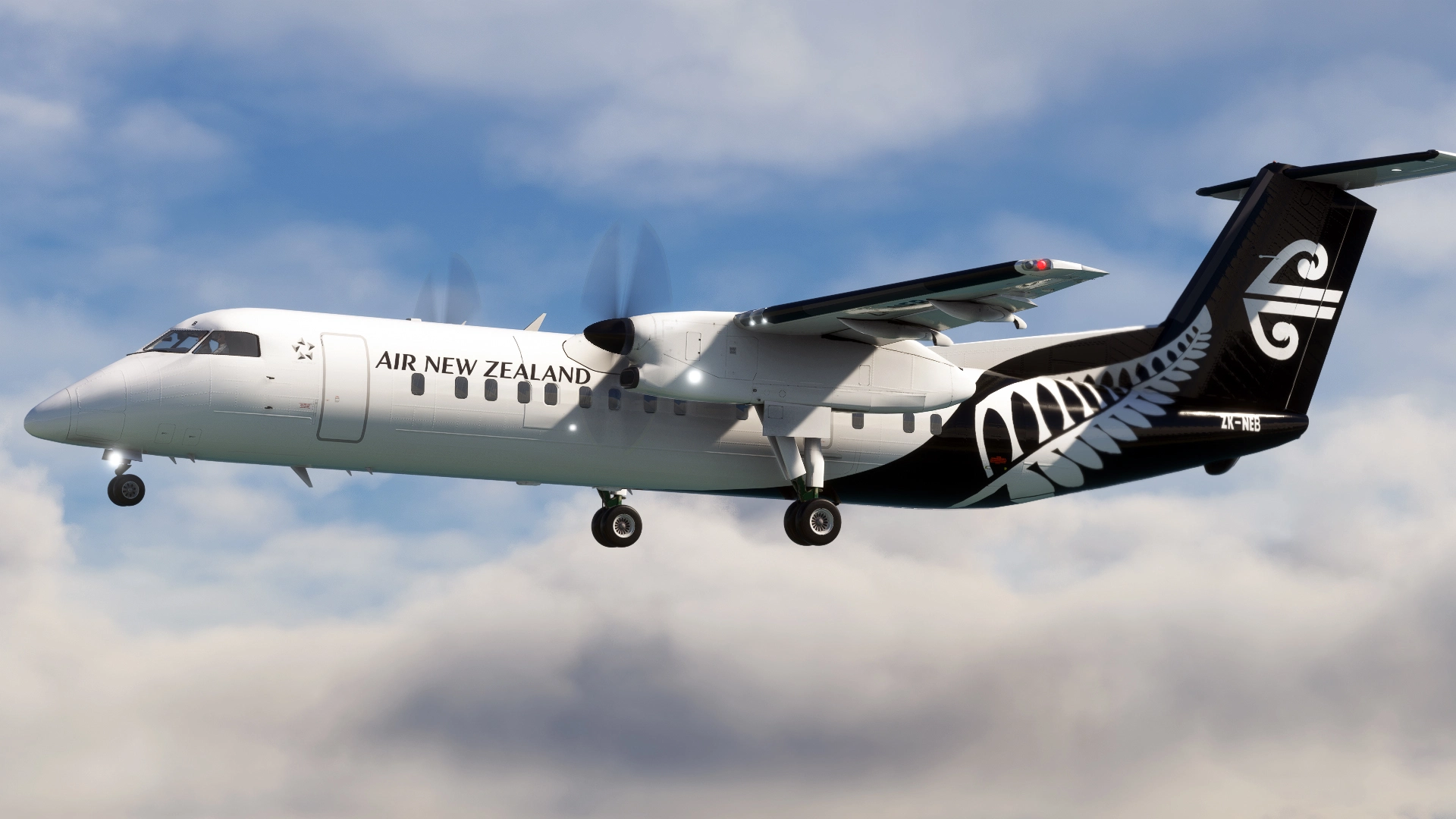 Air New Zealand Bombardier Q300 I ZK-NEB - Aircraft Liveries for