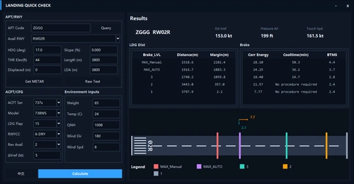 Landing Quick Check - Landing performance tool for Boeing