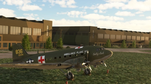 Microsoft / Aeroplane Heaven C-47D -Ambulance Plane No1