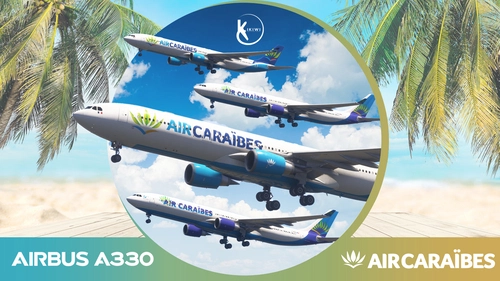 [PACK] Inibuilds Airbus A330-300 Air Caraïbes Fleet 8K