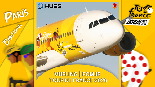 [8K MSFS 2024] Vueling EC-MJB (Tour de France 2026)