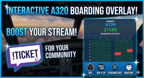 A320 Boarding Overlay