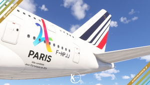 [PACK] FlyByWire A380-800 Air France Fleet with JO 2024 F-HPJJ Livery 4K & 8K thumbnail 5