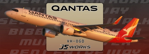 Qantas PW (VH-OGD) | FSLabs A321neo