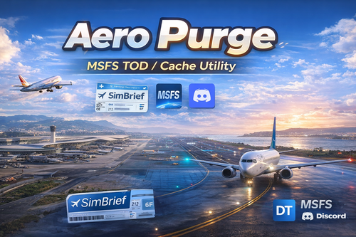 Aero Purge Pro - TOD Notifier, VNAV Assistant & Cache Utility