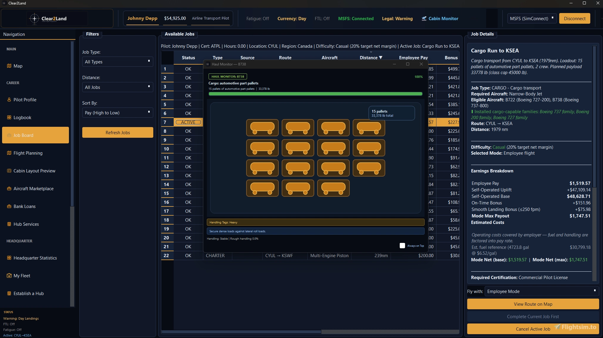 Clear2Land - MSFS  and Xplane 12 Career Addons - Image 2