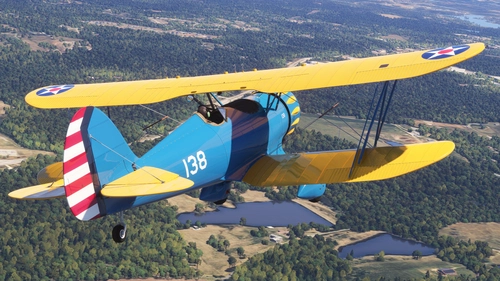 Waco WYMF5 US Army Air Corps Trainer Livery