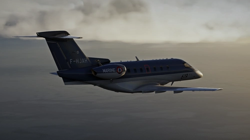 Aéronavale (French Navy) PC-24 F-HJAH livery Asobo/Carenado PC24 MSFS2024
