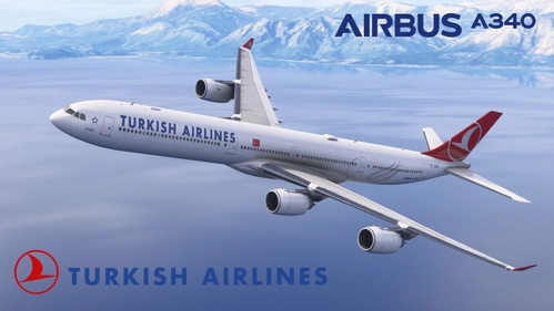 Aerosoft A340-600 - Turkish Airlines - TCJDM "Deli Mike" | fictional | requested