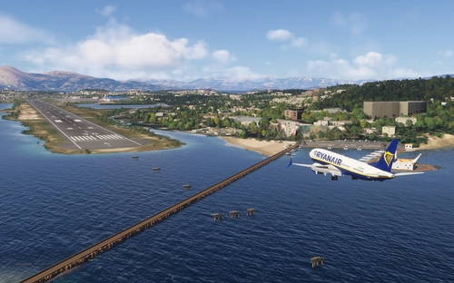 Taxiway and Texture Update for Freeware LGKR Corfu Airport by "flyto"