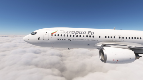 PMDG 737-800 w/ cabin Bulgaria Air (LZ-BOT)