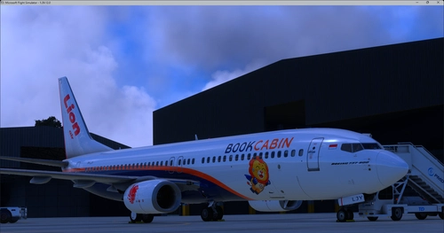 PMDG 737-800 Lion Air x Book Cabin PK-LJY