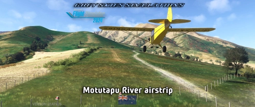 Motatapu River airstrip, Wanaka, New Zealand (XGS17)
