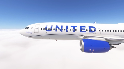 PMDG 737-800 w/ cabin United Airlines - Aviate (N27253)